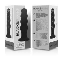 BLACKSILVER SCOTT PLUG ANAL SILICONA PREMIUM NEGRO