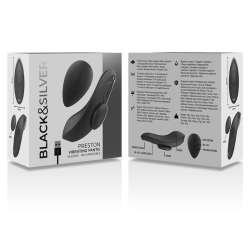 BLACKSILVER PRESTON PANTIE VIBRADOR SILICONA RECARGABLE NEGRO