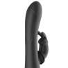 BLACKSILVER DJ ADAM ESTIMULADOR RABBIT SILICONA RECARGABLE NEGRO