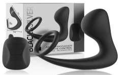 BLACKSILVER MASAJEADOR ANAL CONTROL REMOTO SILICONA RECARGABLE NEGRO