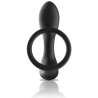 BLACKSILVER MASAJEADOR ANAL CONTROL REMOTO SILICONA RECARGABLE NEGRO