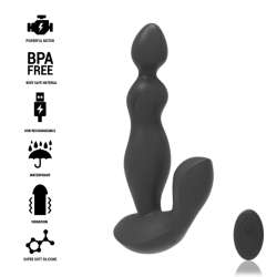 BLACKSILVER CORA PLUG ANAL SILICONA CONTROL REMOTO