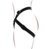 GET REAL STRAP ON PLEASURE HARNES NEGRO