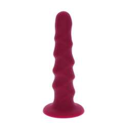 GET REAL RIBBED DONG 12 CM ROJO