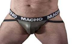 MACHO MX27GR JOCK CUERO GRIS BEIGE S