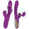 INTENSE ATENEO VIBRADOR MULTIFUNCIoN RECARGABLE 7 VIBRACIONES CON LENGUA OSCILANTE Y SUCCIONADOR MORADO