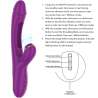 INTENSE ATENEO VIBRADOR MULTIFUNCIoN RECARGABLE 7 VIBRACIONES CON LENGUA OSCILANTE Y SUCCIONADOR MORADO