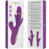 INTENSE ATENEO VIBRADOR MULTIFUNCIoN RECARGABLE 7 VIBRACIONES CON LENGUA OSCILANTE Y SUCCIONADOR MORADO