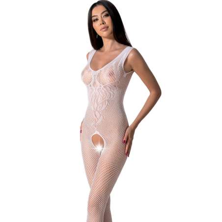 PASSION BS098 BODYSTOCKING BLANCO TALLA UNICA