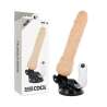BASECOCK VIBRADOR REALISTICO CONTROL REMOTO NATURAL 195 CM
