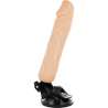 BASECOCK VIBRADOR REALISTICO CONTROL REMOTO NATURAL 20 CM