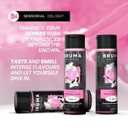 BRUMA ACEITE DE MASAJE PREMIUM EFECTO CALOR SABOR CHICLE 3 EN 1