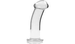 NEBULA SERIES BY IBIZA MODELO 11 DILDO CRISTAL BOROSILICATO 16 X 3 CM TRANSPARENTE