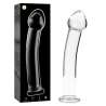 NEBULA SERIES BY IBIZA MODELO 11 DILDO CRISTAL BOROSILICATO 16 X 3 CM TRANSPARENTE