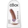 KING COCK PENE REALISTICO 15 CM CARAMELO