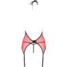 PASSION PEONIA CORSET EROTIC LINE ROJO S M