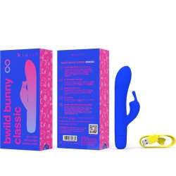 B SWISH BWILD BUNNY INFINITE CLASSIC VIBRADOR RECARGABLE SILICONA AZUL