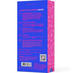 B SWISH BWILD BUNNY INFINITE CLASSIC VIBRADOR RECARGABLE SILICONA AZUL