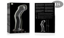 NEBULA SERIES BY IBIZA MODELO 18 DILDO CRISTAL BOROSILICATO 185 X 35 CM TRANSPARENTE