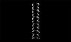 NEBULA SERIES BY IBIZA MODELO 22 DILDO CRISTAL BOROSILICATO 215 X 25 CM TRANSPARENTE