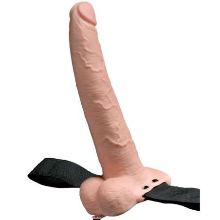 FETISH FANTASY SERIES ARNES AJUSTABLE PENE REALISTICO CON TESTICULOS RECARGABLE Y VIBRADOR 23 CM