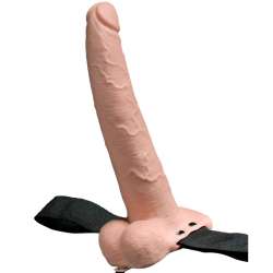 FETISH FANTASY SERIES ARNES AJUSTABLE PENE REALISTICO CON TESTICULOS RECARGABLE Y VIBRADOR 23 CM