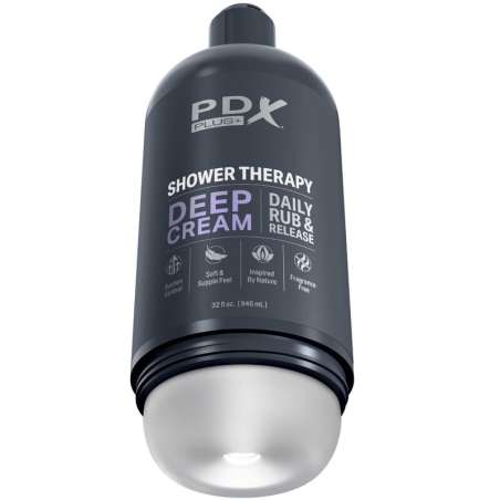 PDX PLUS MASTURBADOR STROKER DISENO DISCRETO DE BOTE CHAMPU DEEP CREAM