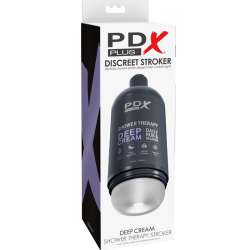 PDX PLUS MASTURBADOR STROKER DISENO DISCRETO DE BOTE CHAMPU DEEP CREAM