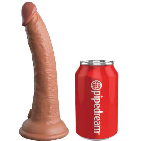 KING COCK ELITE DILDO REALISTICO SILICONA 178 CM CARAMELO