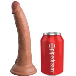 KING COCK ELITE DILDO REALISTICO SILICONA 178 CM CARAMELO