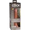 KING COCK ELITE DILDO REALISTICO SILICONA 178 CM CARAMELO