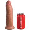 KING COCK ELITE DILDO REALISTICO SILICONA 203 CM CARAMELO