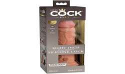 KING COCK ELITE DILDO REALISTICO SILICONA 203 CM CARAMELO