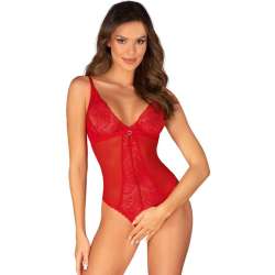 OBSESSIVE CHILISA CROTCHLESS TEDDY XS S