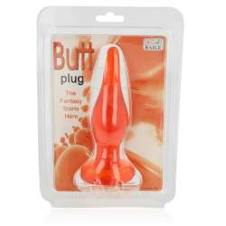 BAILE PLUG ANAL TACTO SUAVE ROJO 142 CM