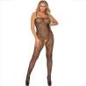 LEG AVENUE BODYSTOCKING CROCHET NEGRO