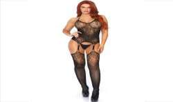 LEG AVENUE BODYSTOCKING ENCAJE