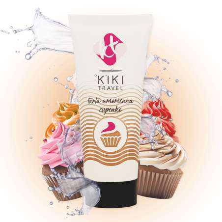 KIKi TRAVEL GEL DESLIZANTE SABOR A TARTA AMERICANA CUPCAKE 50 ML