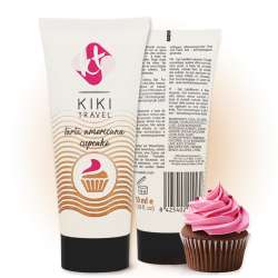 KIKi TRAVEL GEL DESLIZANTE SABOR A TARTA AMERICANA CUPCAKE 50 ML