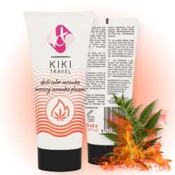 KIKi TRAVEL GEL DESLIZANTE SABOR A CANNABIS EFECTO CALOR INTENSO 50 ML