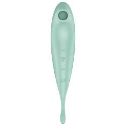 SATISFYER TWIRLING PRO ESTIMULADOR Y VIBRADOR APP VERDE