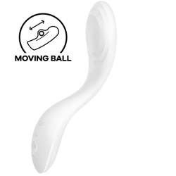 SATISFYER RRROLLING PLEASURE VIBRADOR PUNTO G BLANCO