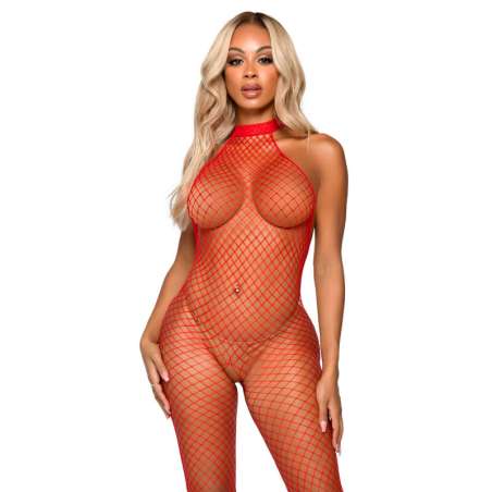 LE FRIVOLE BODYSTOCKING CUELLO RACER TALLA UNICA ROJO