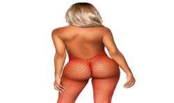 LE FRIVOLE BODYSTOCKING CUELLO RACER TALLA UNICA ROJO