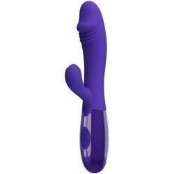 PRETTY LOVE SNAPPY YOUTH VIBRADOR 38 ESTIMULADOR PUNTOG VIOLETA