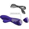 PRETTY LOVE SNAPPY YOUTH VIBRADOR 38 ESTIMULADOR PUNTOG VIOLETA