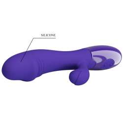 PRETTY LOVE SNAPPY YOUTH VIBRADOR 38 ESTIMULADOR PUNTOG VIOLETA