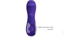 PRETTY LOVE SNAPPY YOUTH VIBRADOR 38 ESTIMULADOR PUNTOG VIOLETA