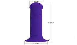 PRETTY LOVE MURRAY YOUTH DILDO VIBRADOR 38 RECARGABLE VIOLETA