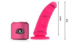 DELTA CLUB TOYS DILDO ROSA SILICONA MEDICA 23 X 45 CM